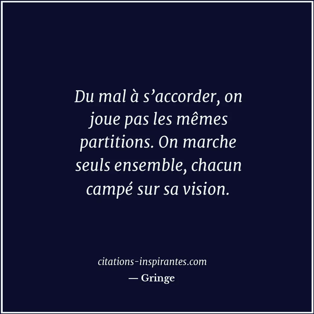 Citation de Gringe