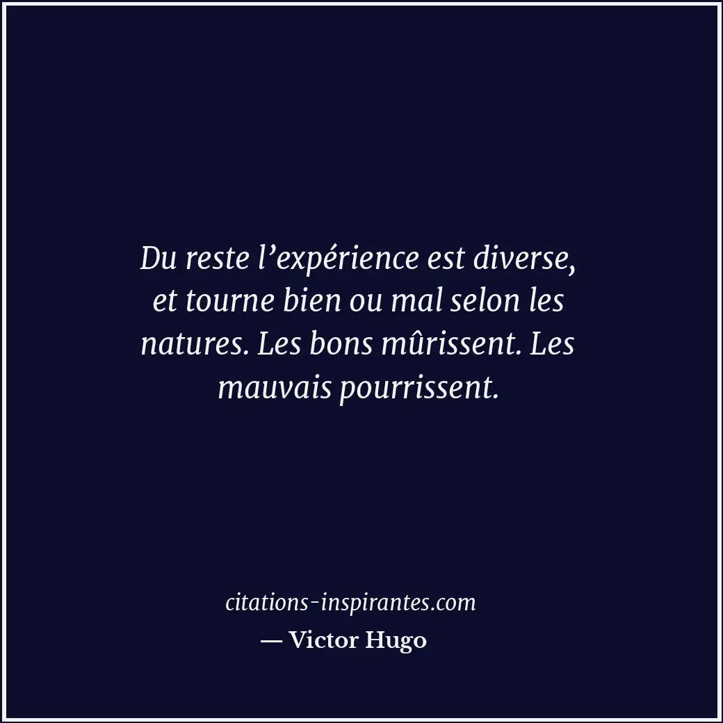 Citation de Victor Hugo