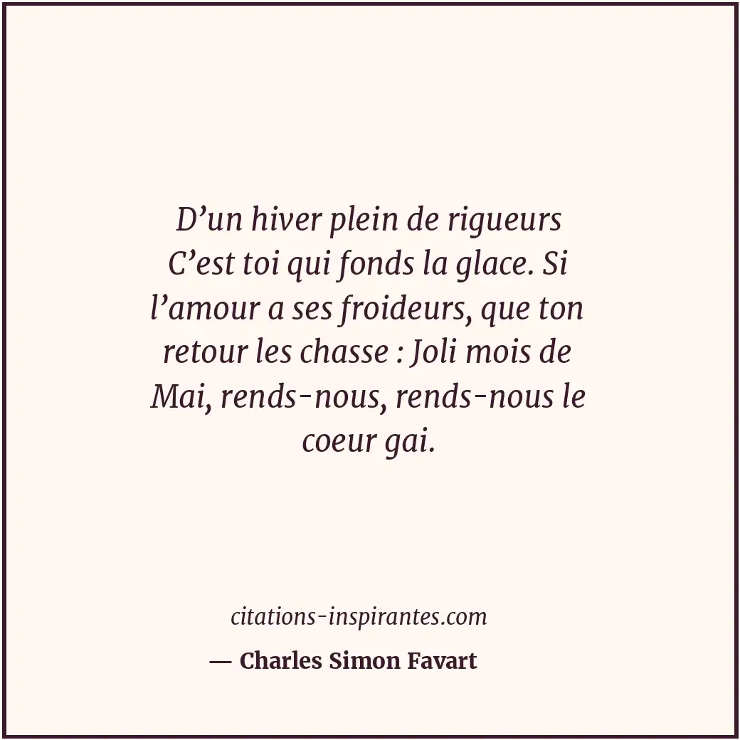Citation de Charles Simon Favart