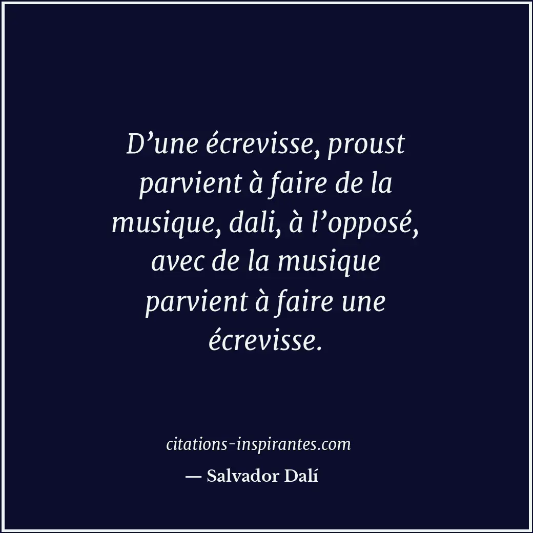 Citation de Salvador Dalí