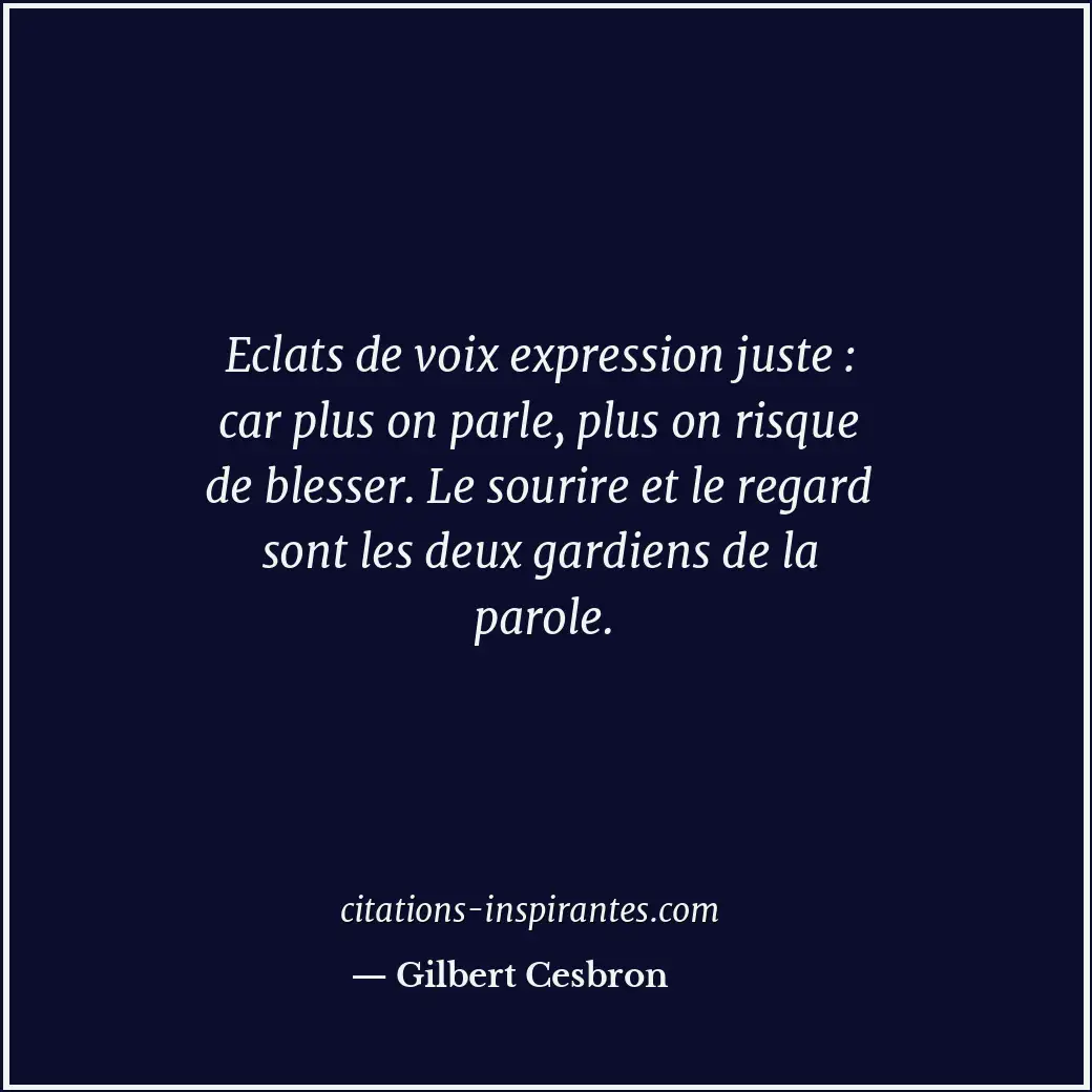 Citation de Gilbert Cesbron