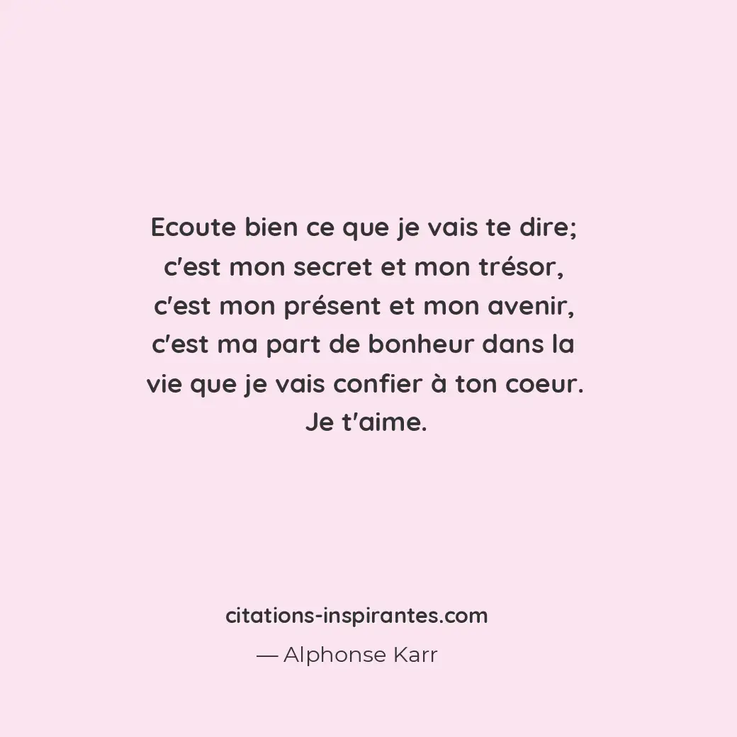 Citation de Alphonse Karr