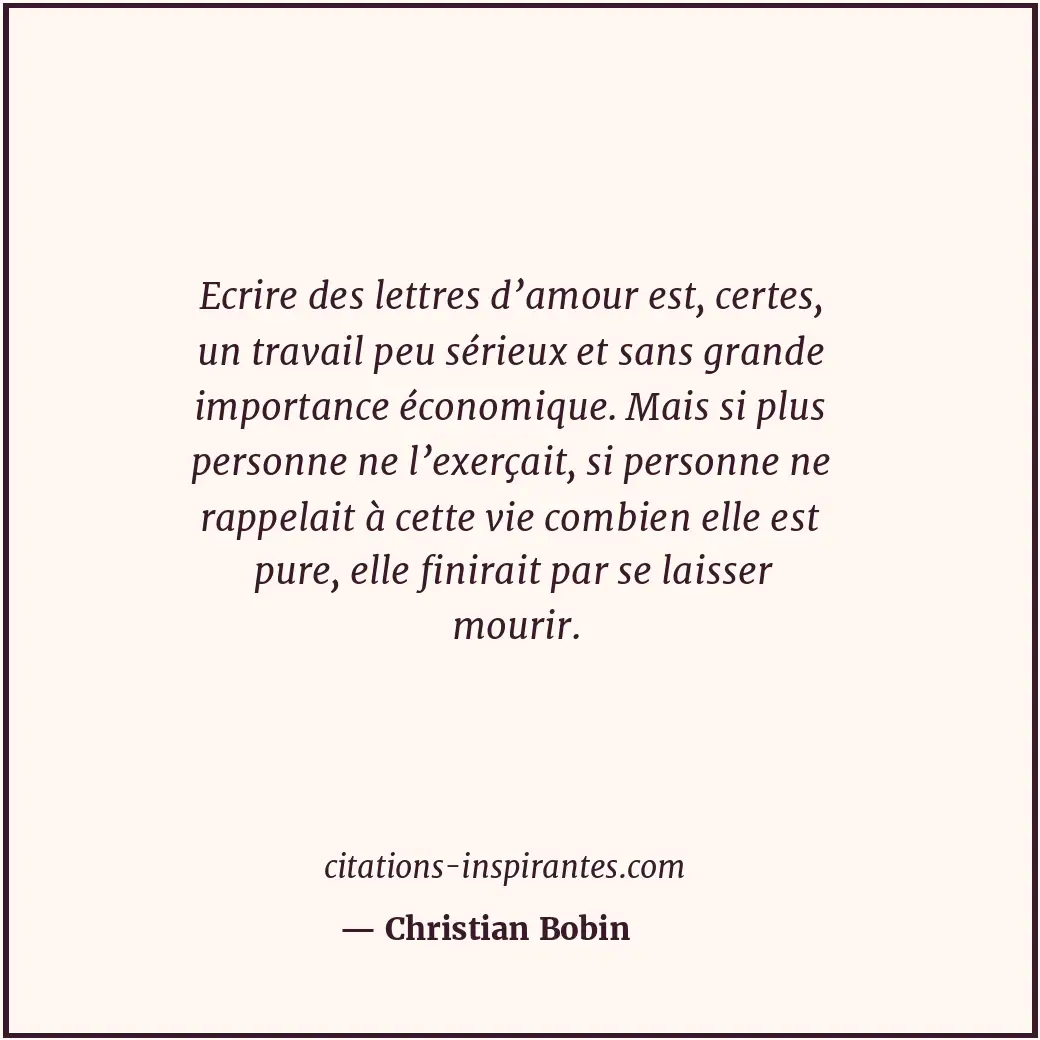 Citation de Christian Bobin