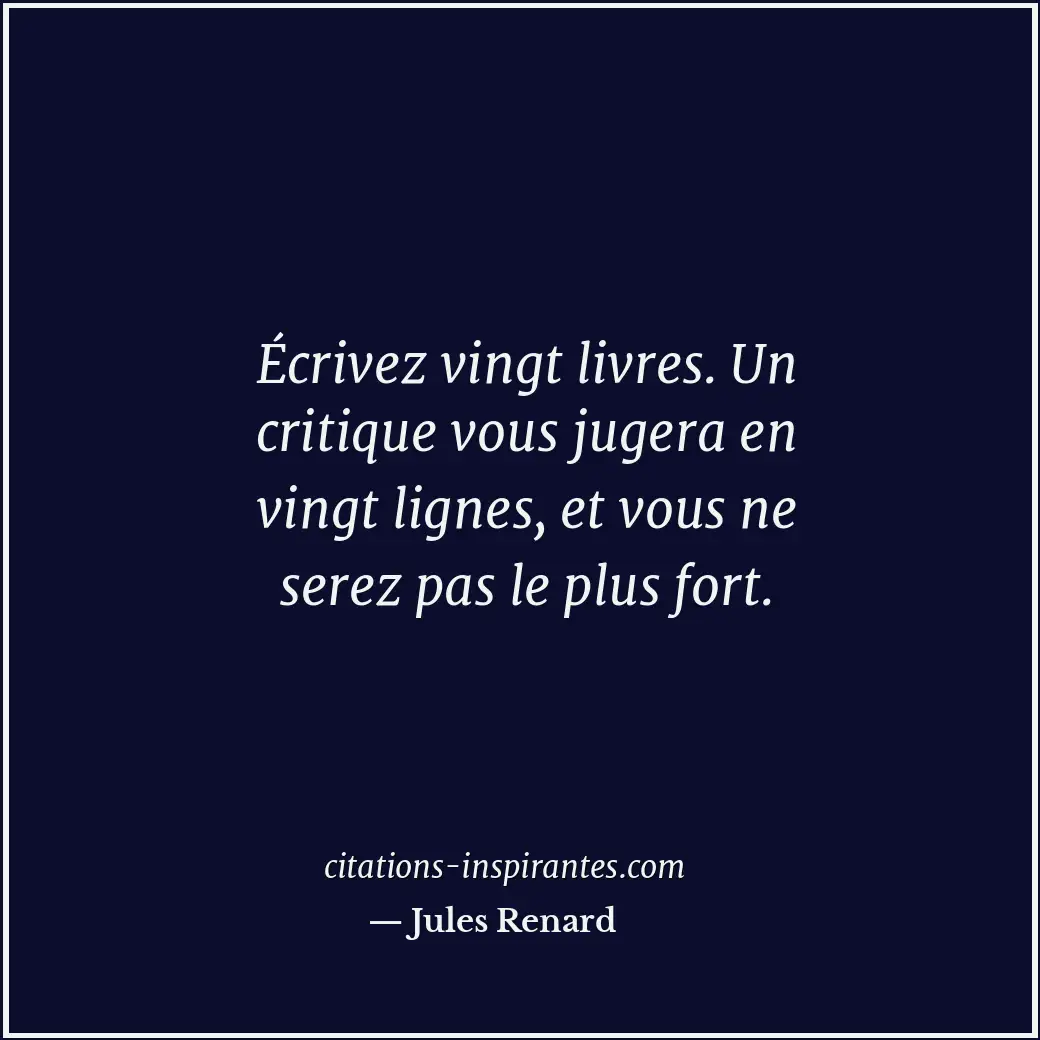 Citation de Jules Renard