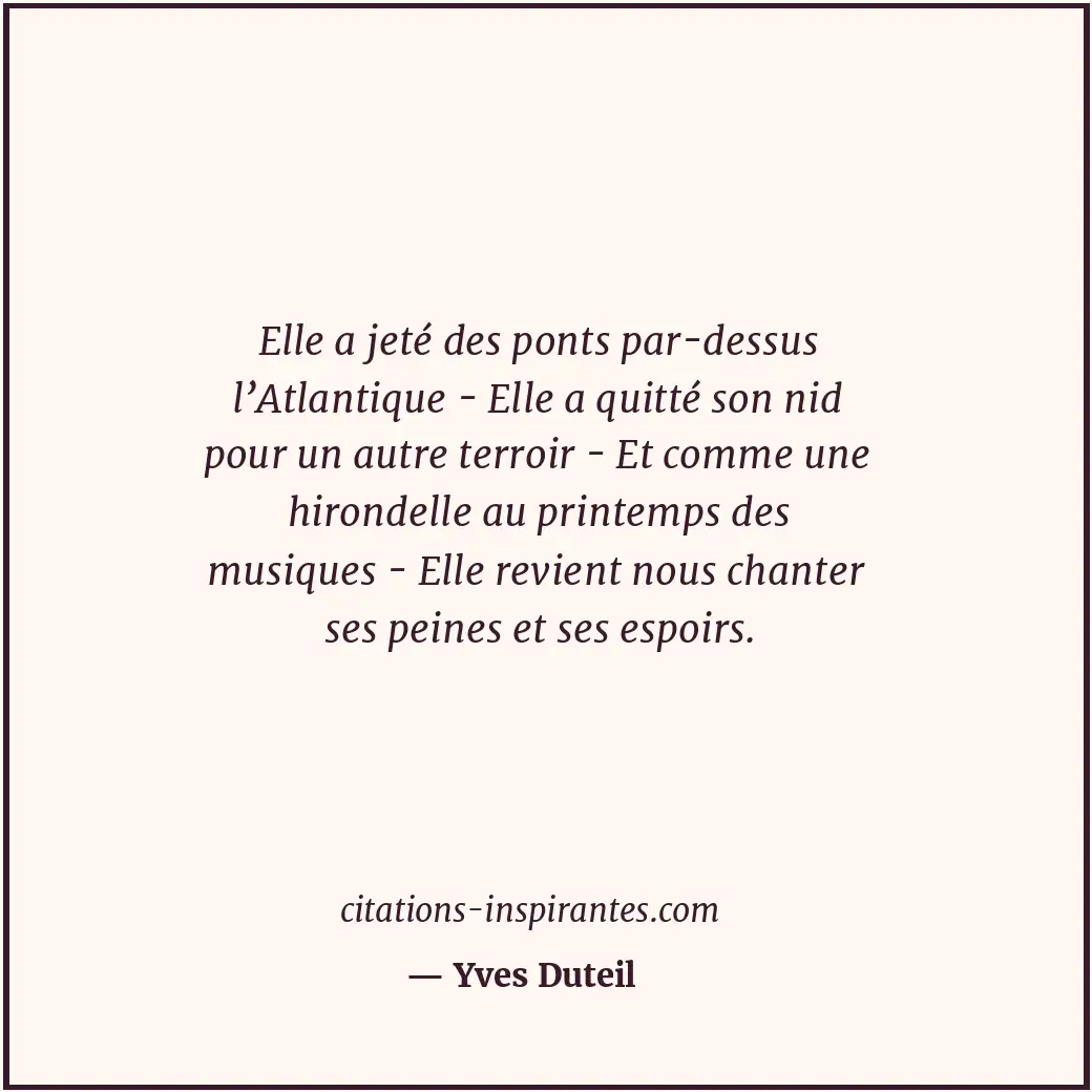 Citation de Yves Duteil