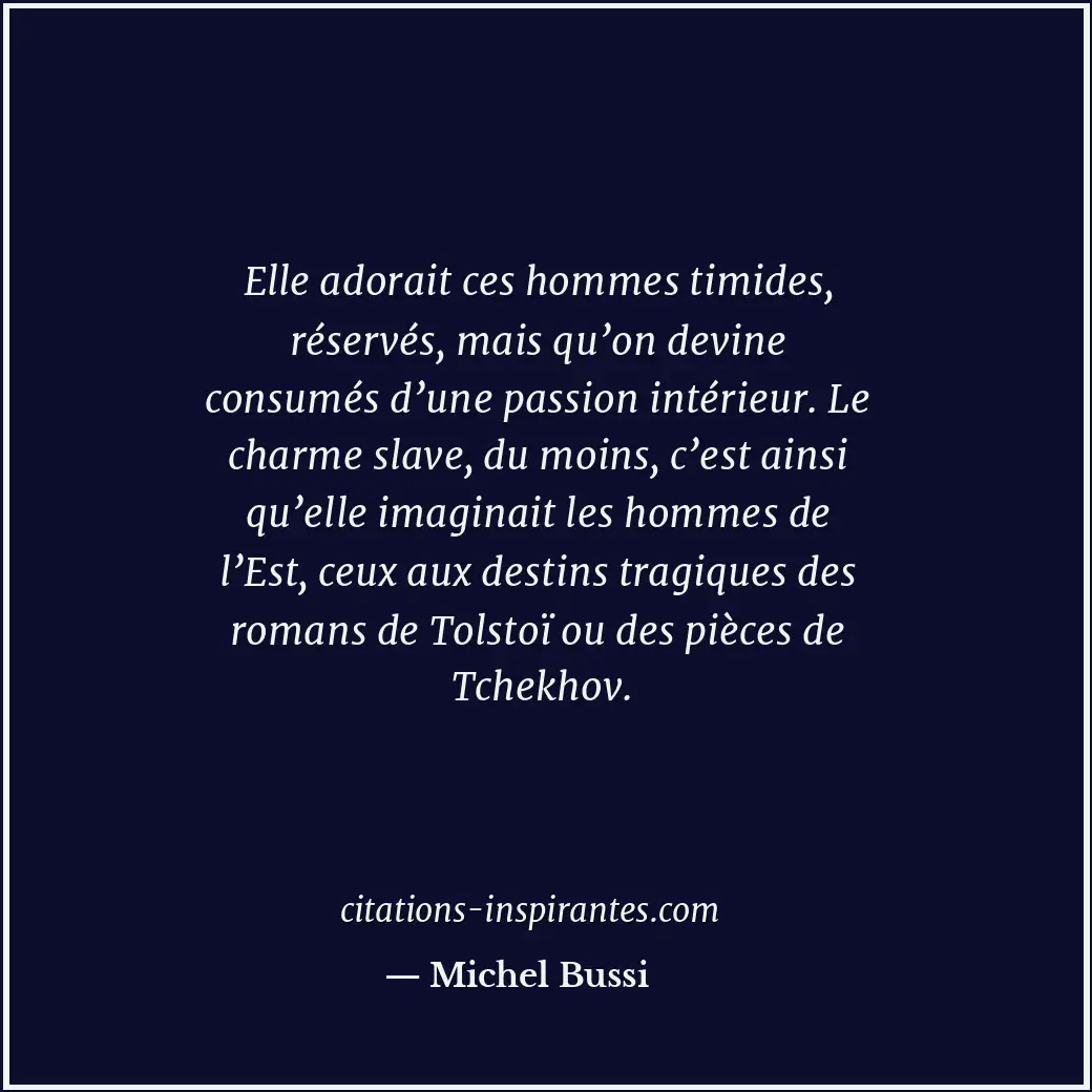 Citation de Michel Bussi