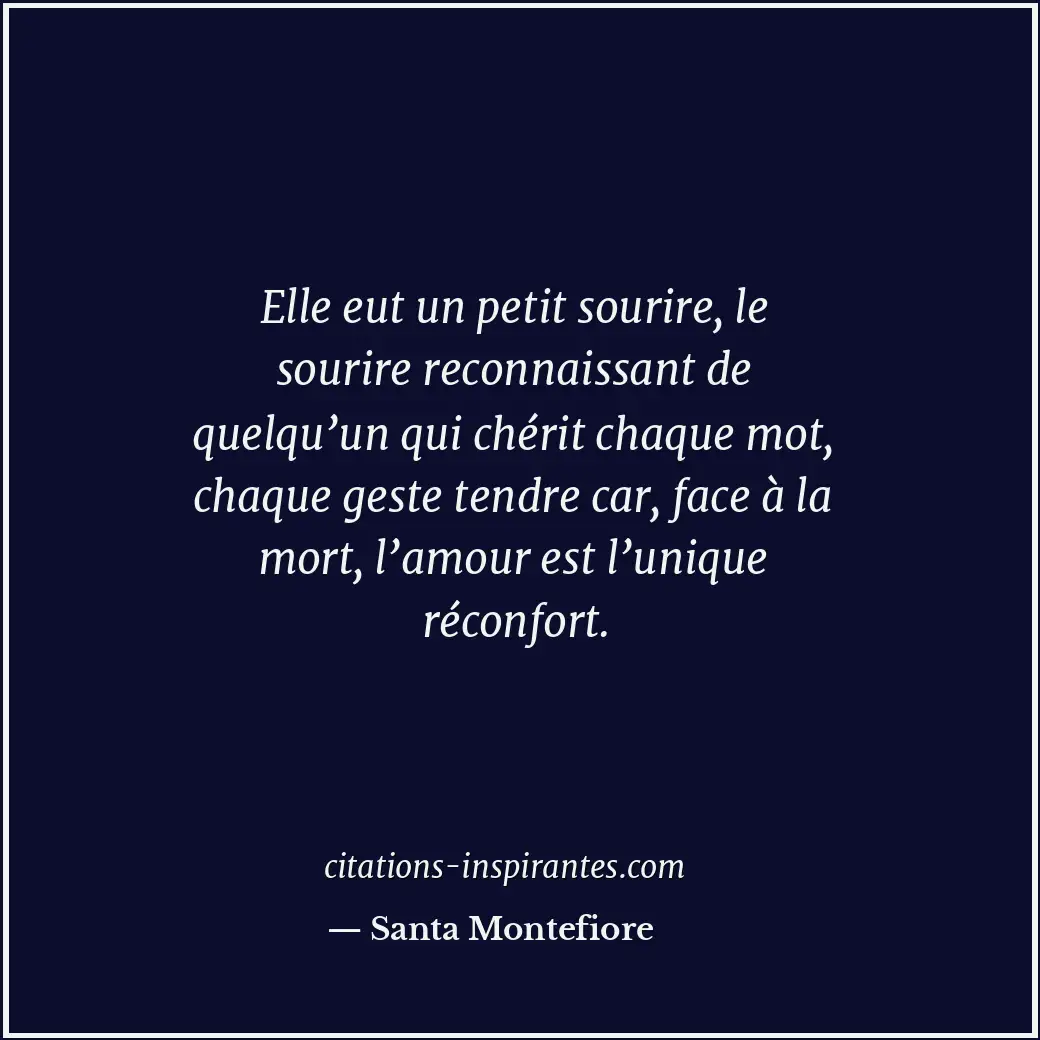 Citation de Santa Montefiore