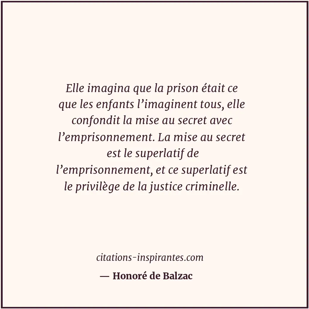Citation de Honoré de Balzac