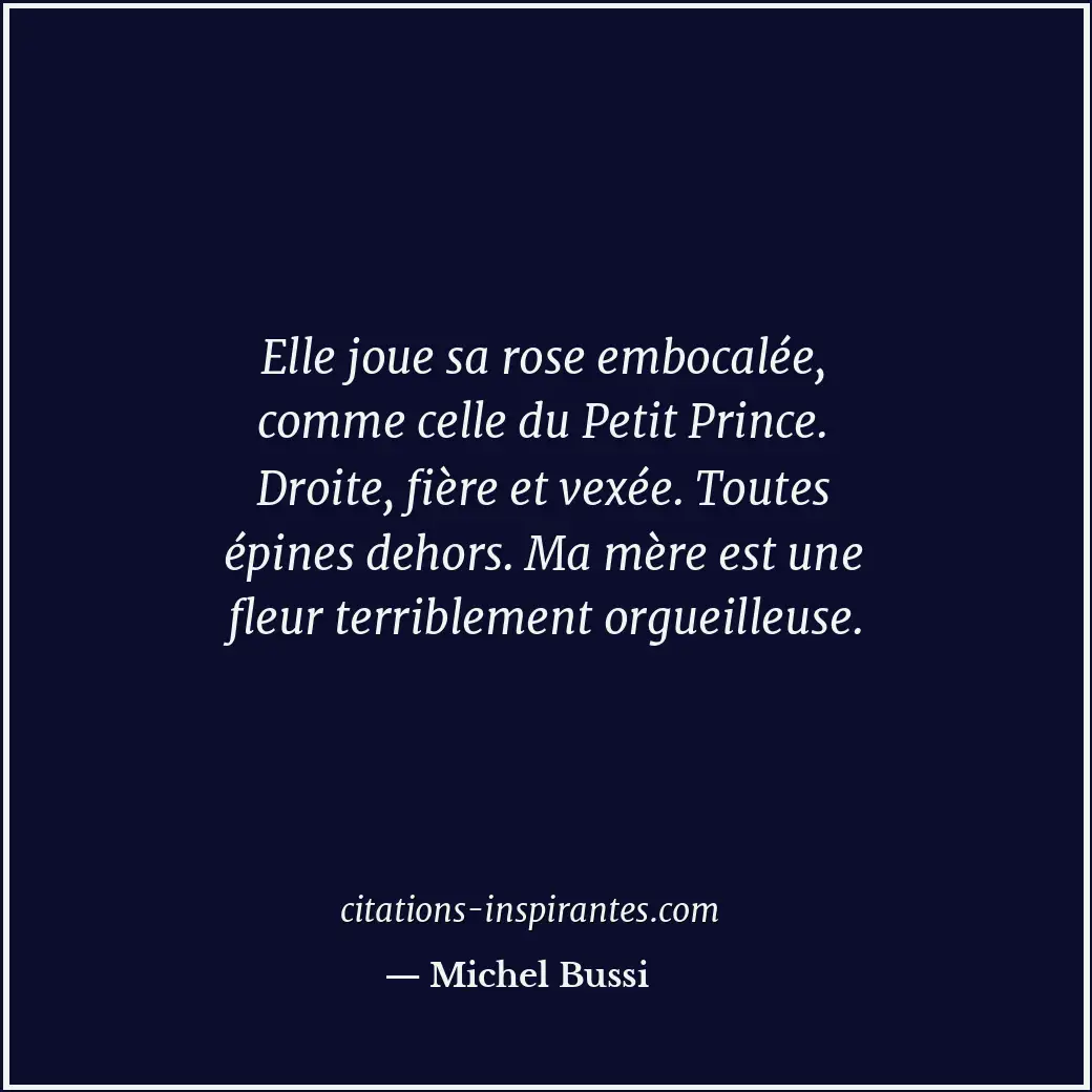 Citation de Michel Bussi