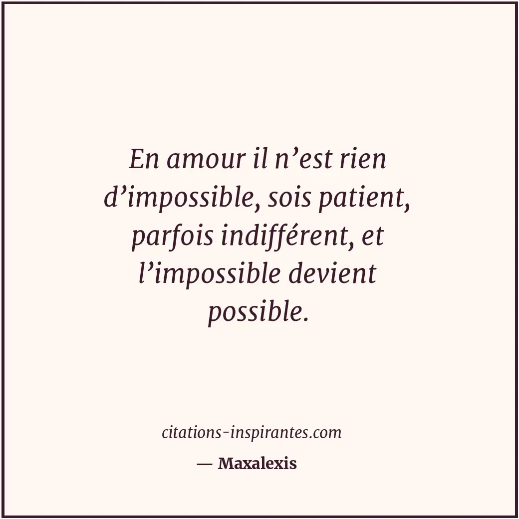Citation de Maxalexis