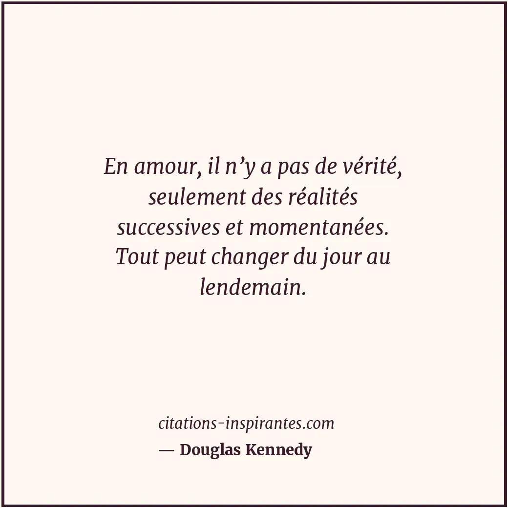 Citation de Douglas Kennedy