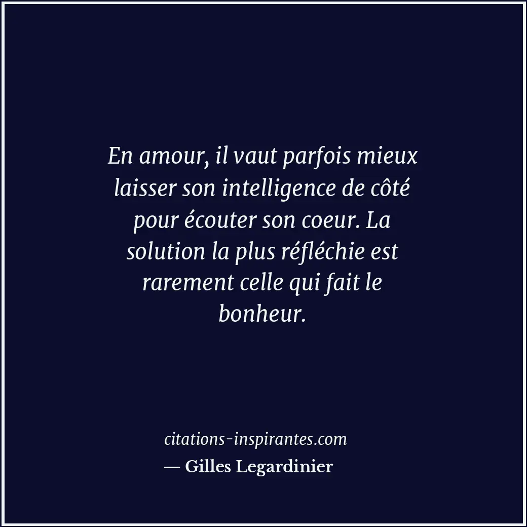 Citation de Gilles Legardinier