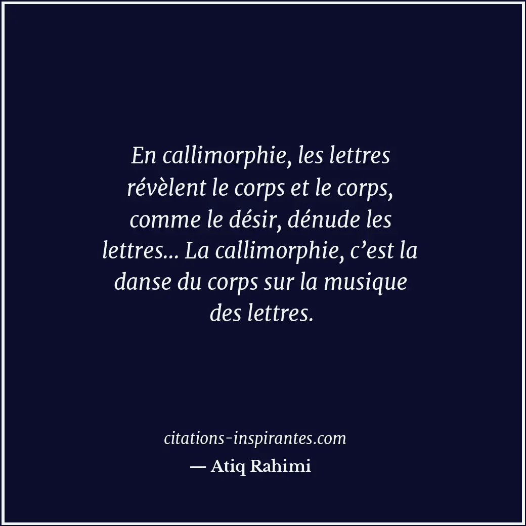 Citation de Atiq Rahimi