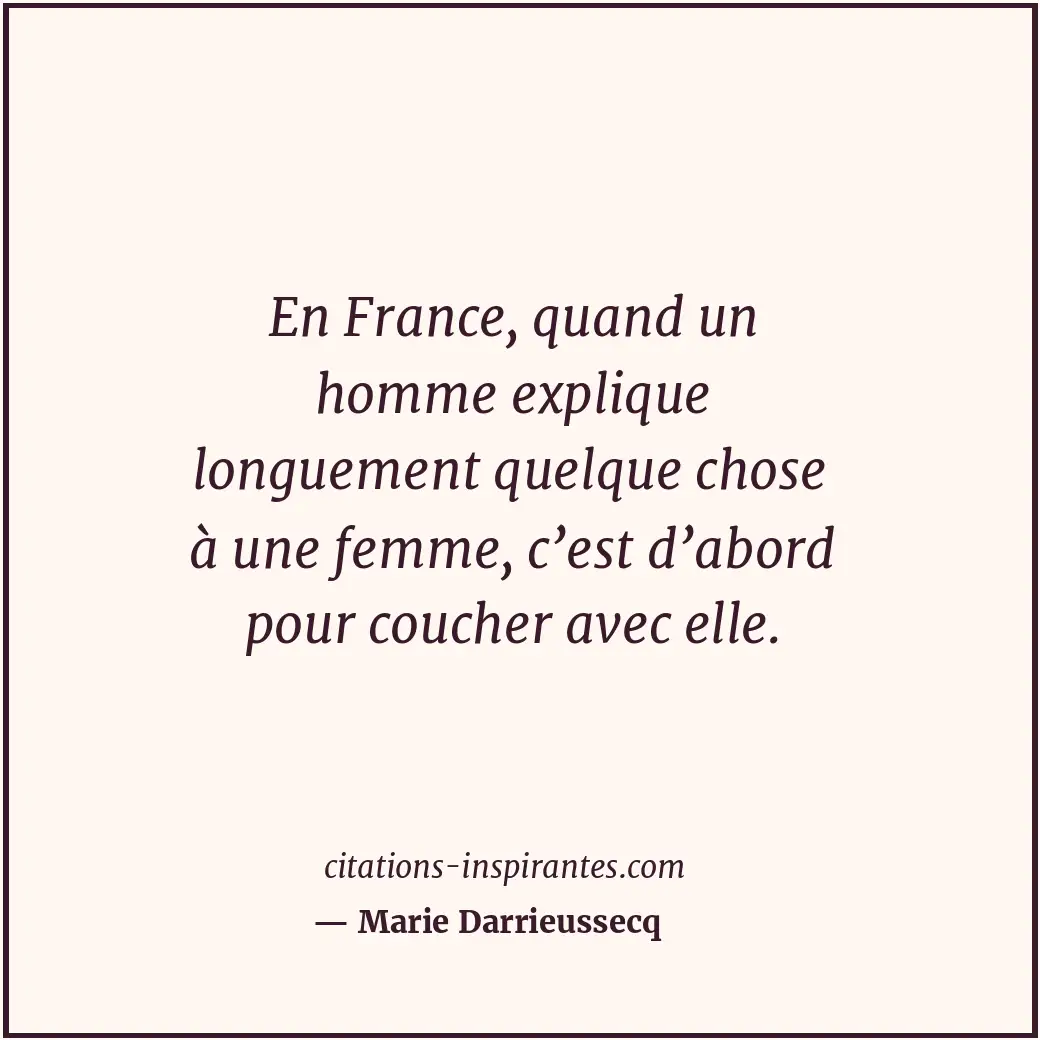 Citation de Marie Darrieussecq