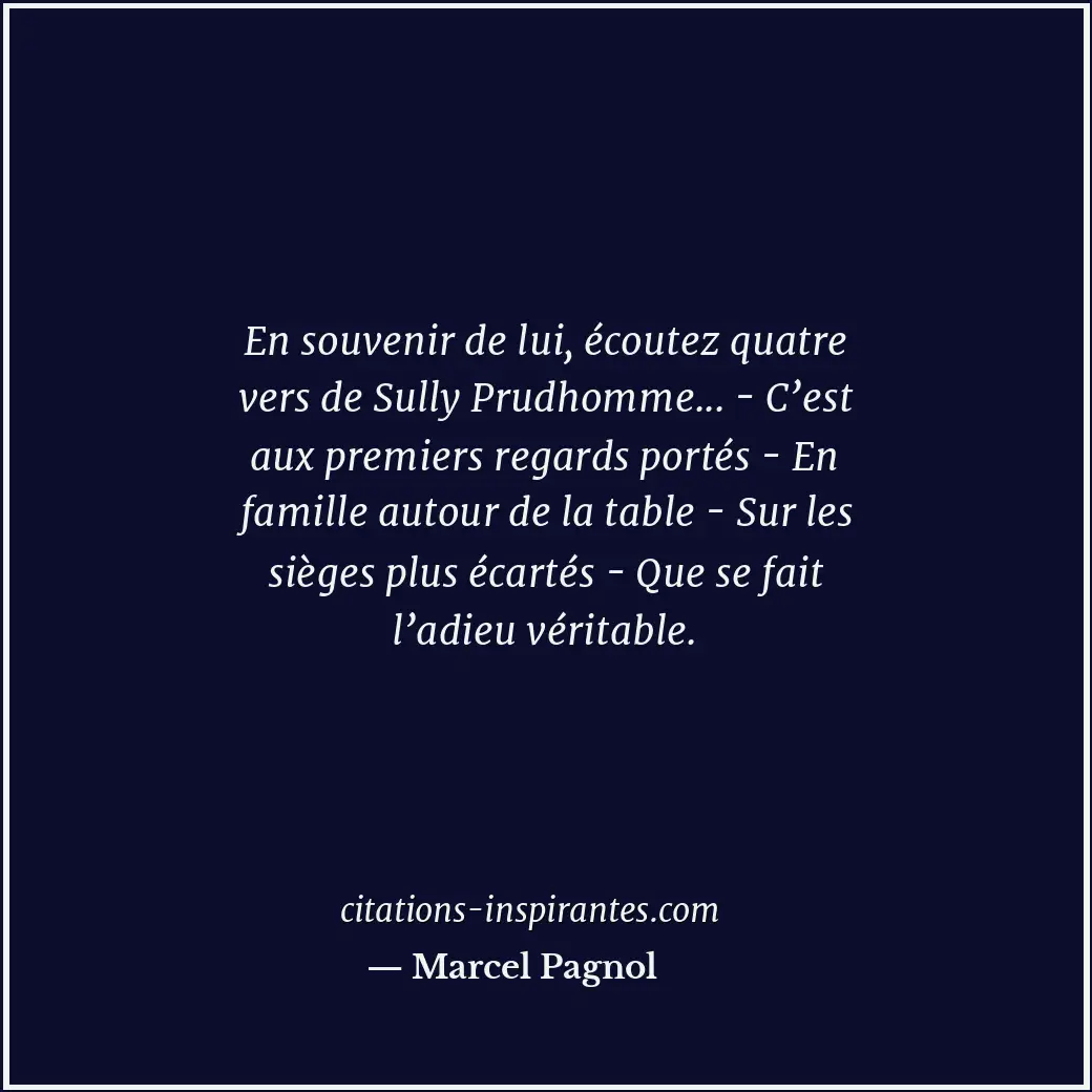 Citation de Marcel Pagnol