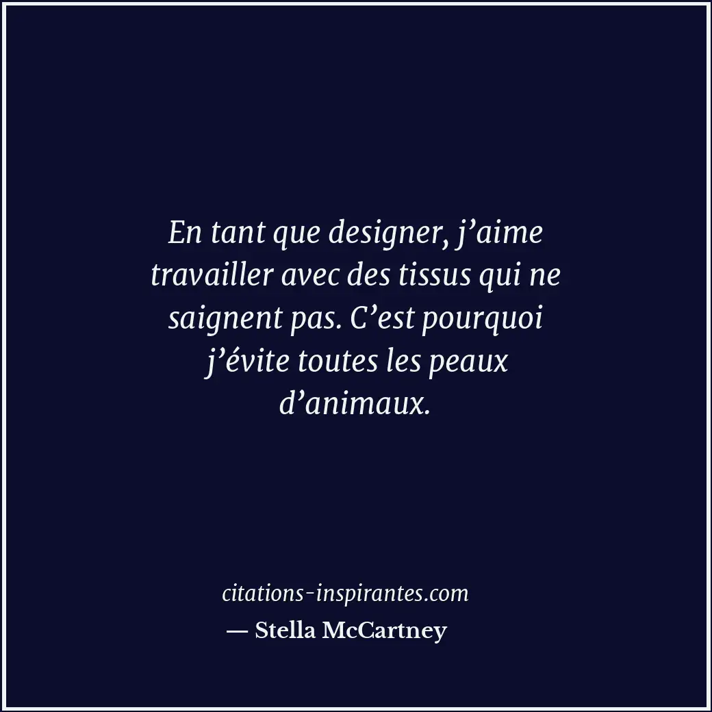 Citation de Stella McCartney