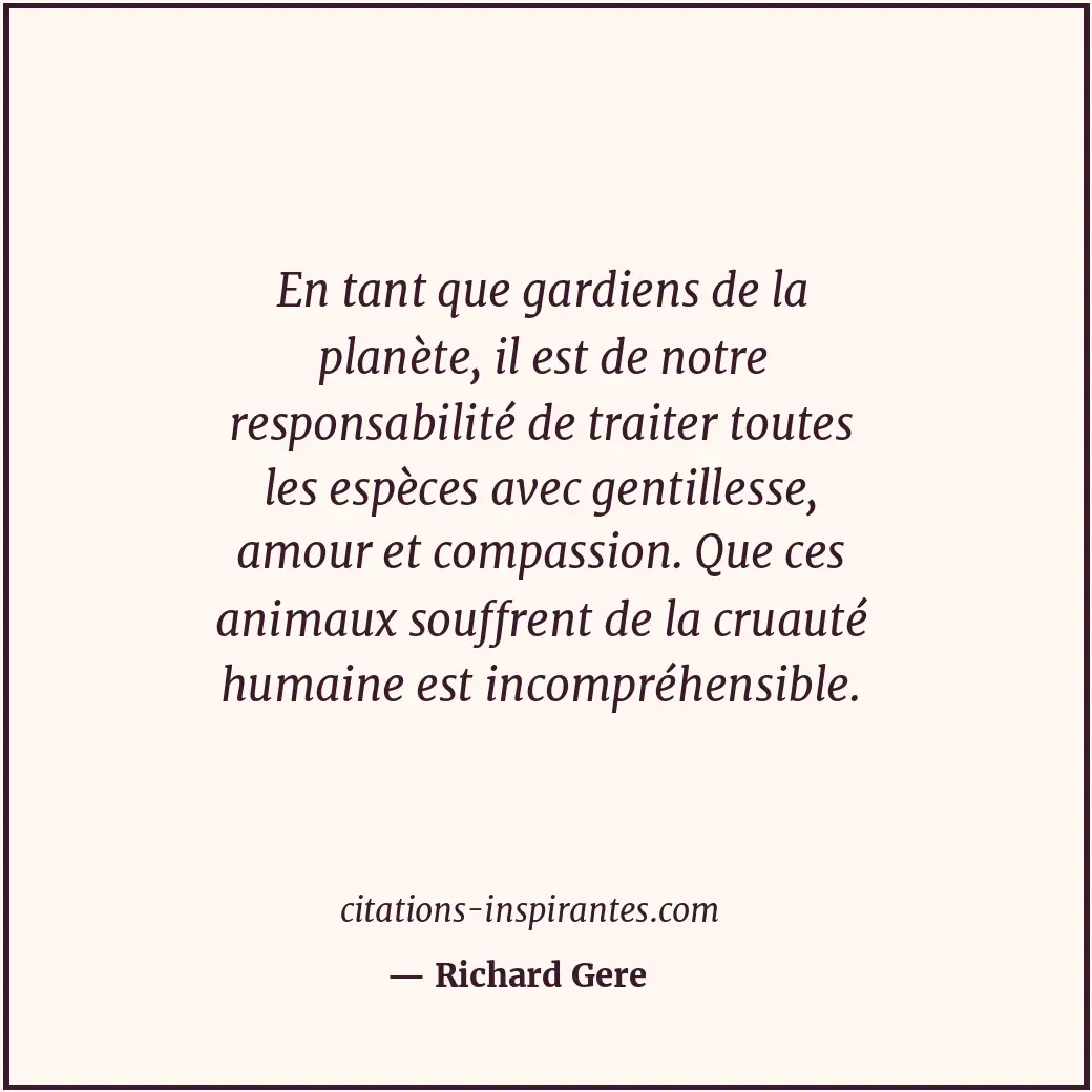 Citation de Richard Gere