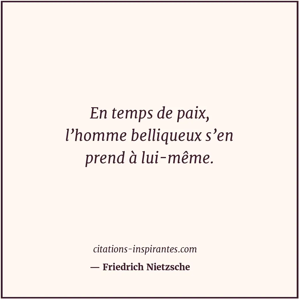 Citation de Friedrich Nietzsche