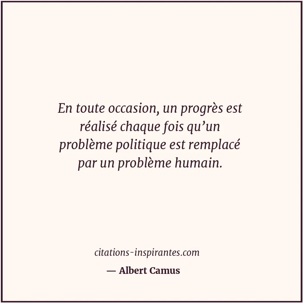 Citation de Albert Camus