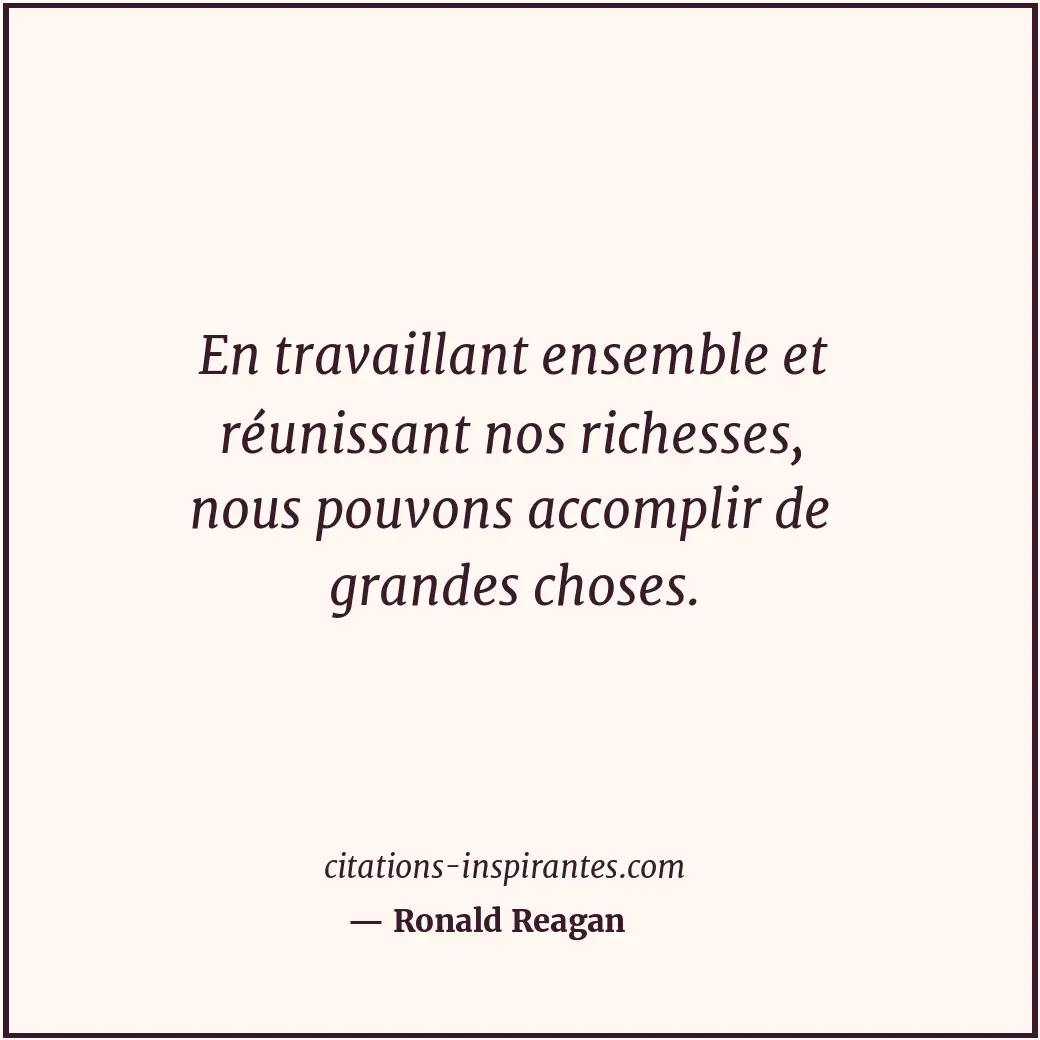 Citation de Ronald Reagan