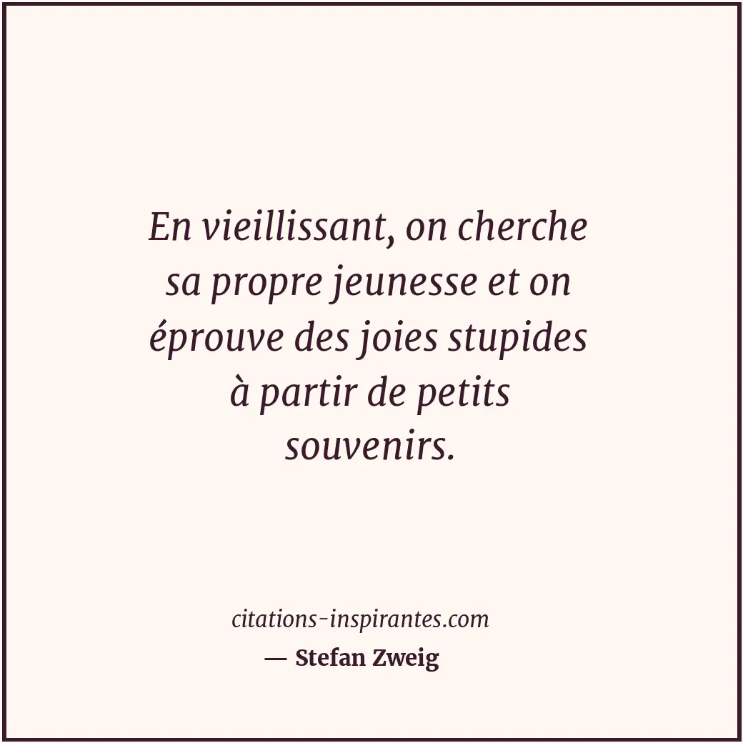 Citation de Stefan Zweig