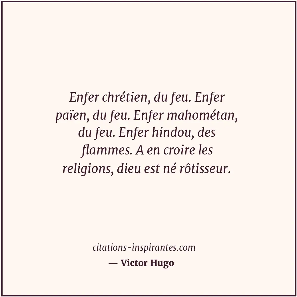 Citation de Victor Hugo