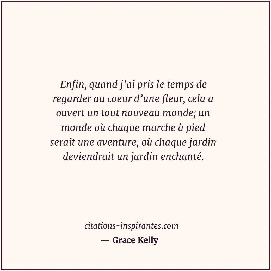 Citation de Grace Kelly