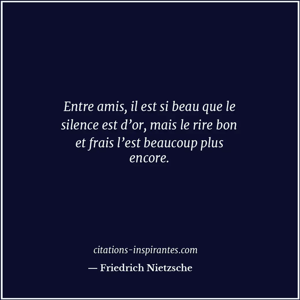 Citation de Friedrich Nietzsche