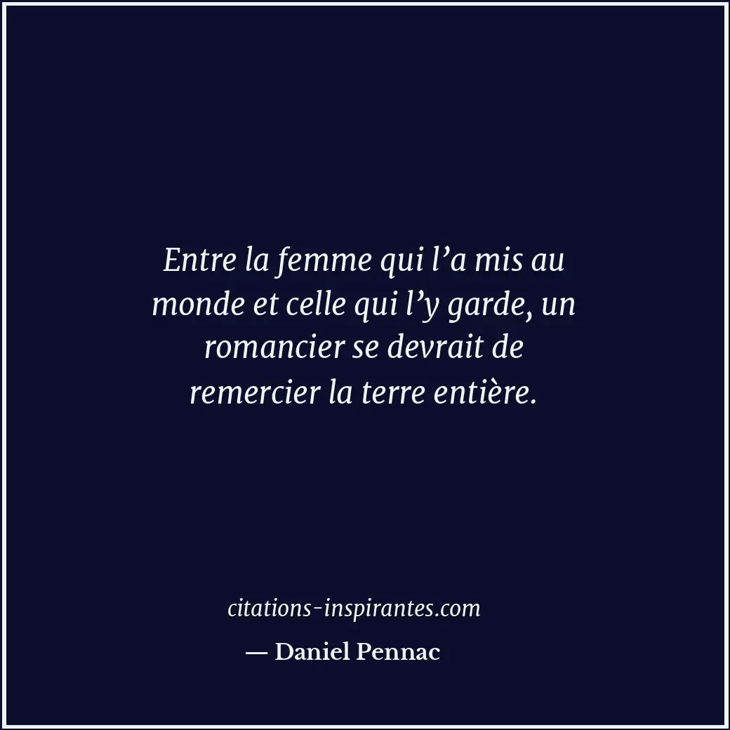 Citation de Daniel Pennac