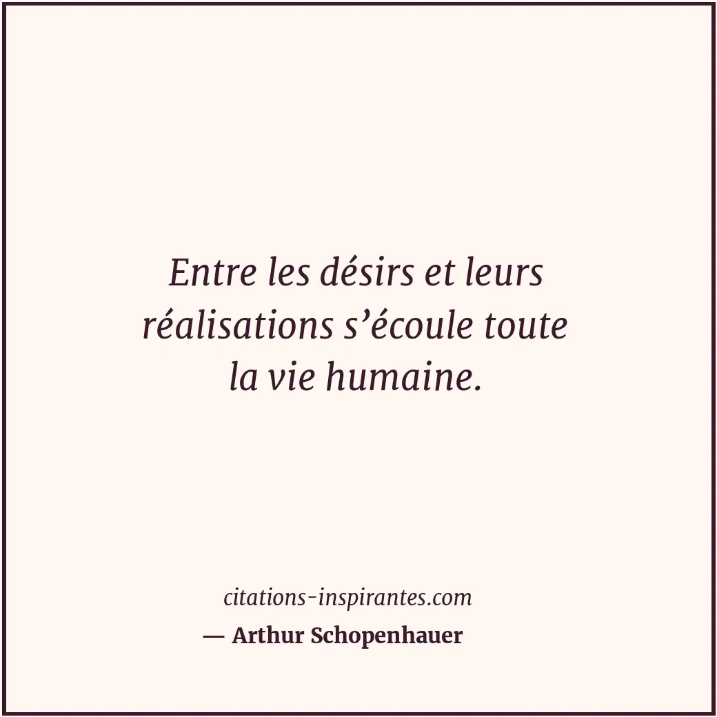 Citation de Arthur Schopenhauer