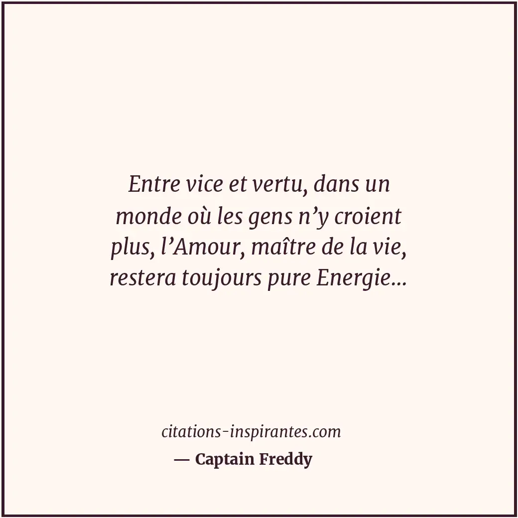 Citation de Captain Freddy