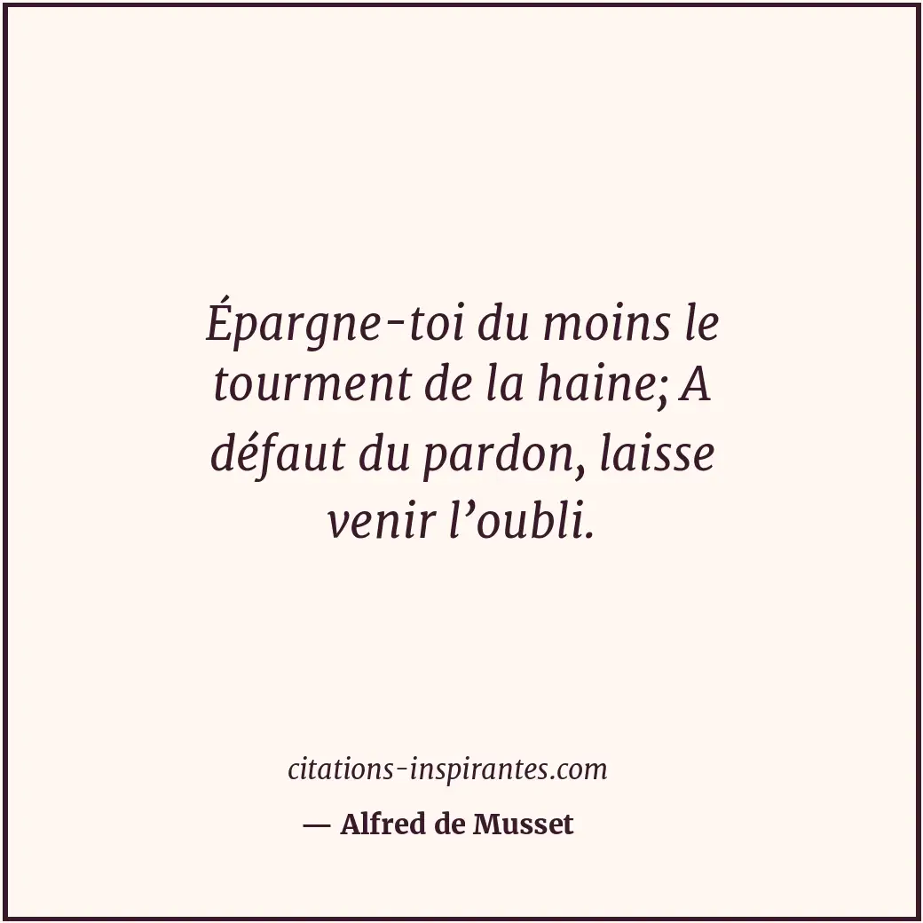Citation de Alfred de Musset