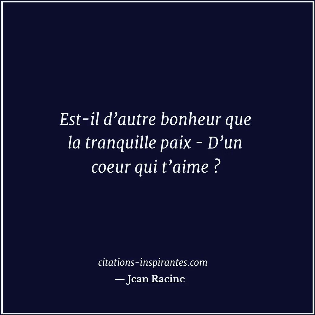Citation de Jean Racine
