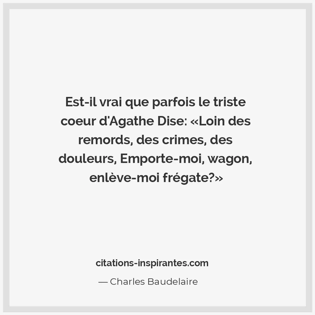 Citation de Charles Baudelaire