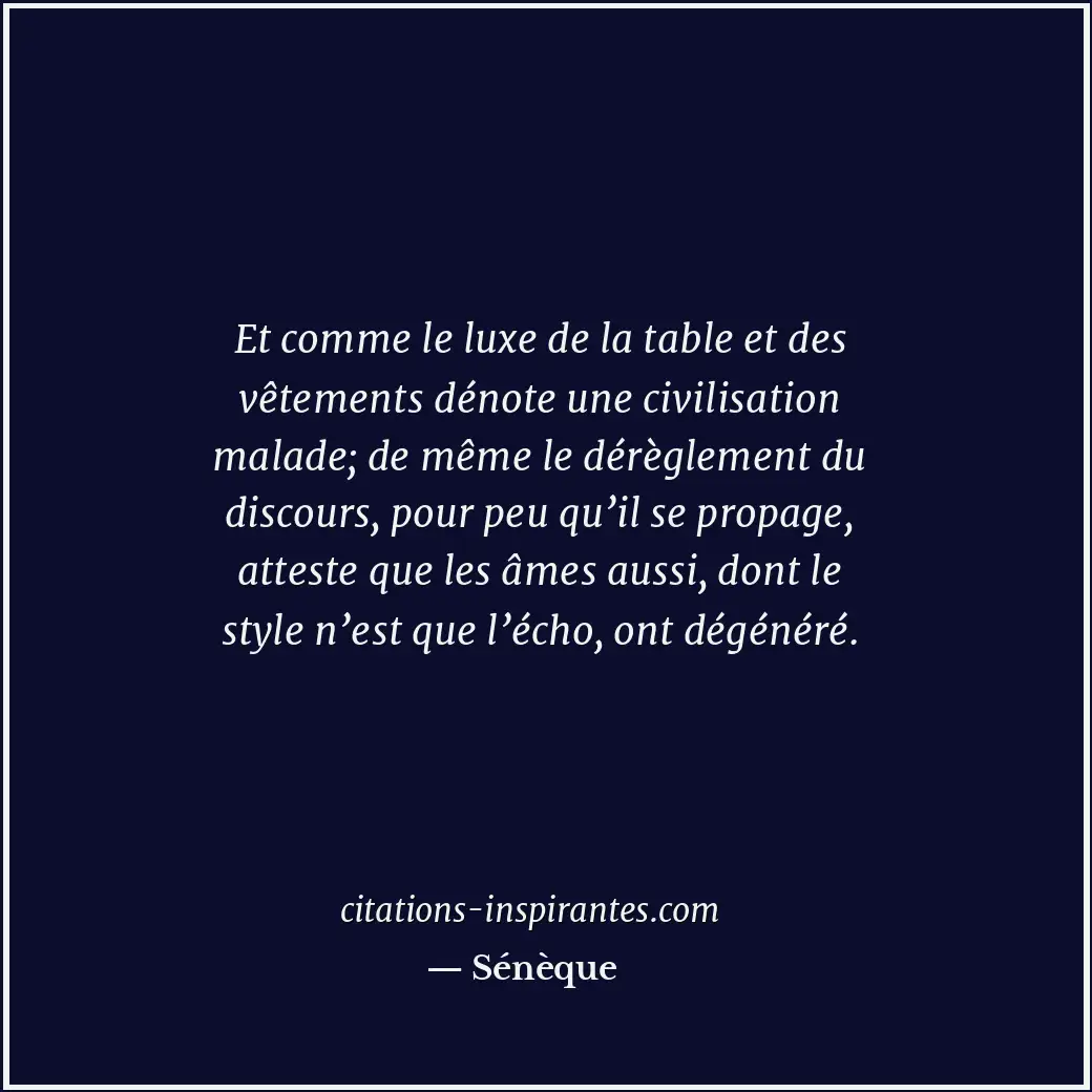 Citation de Sénèque