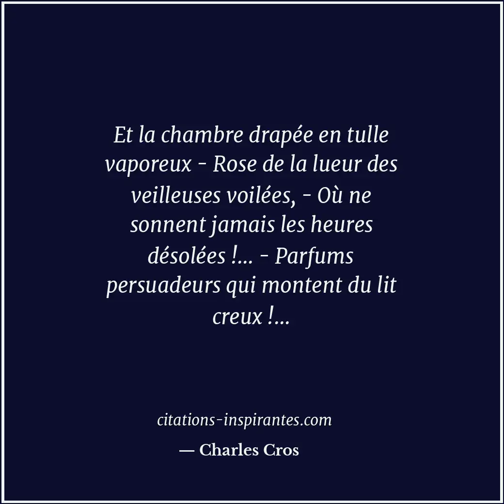 Citation de Charles Cros
