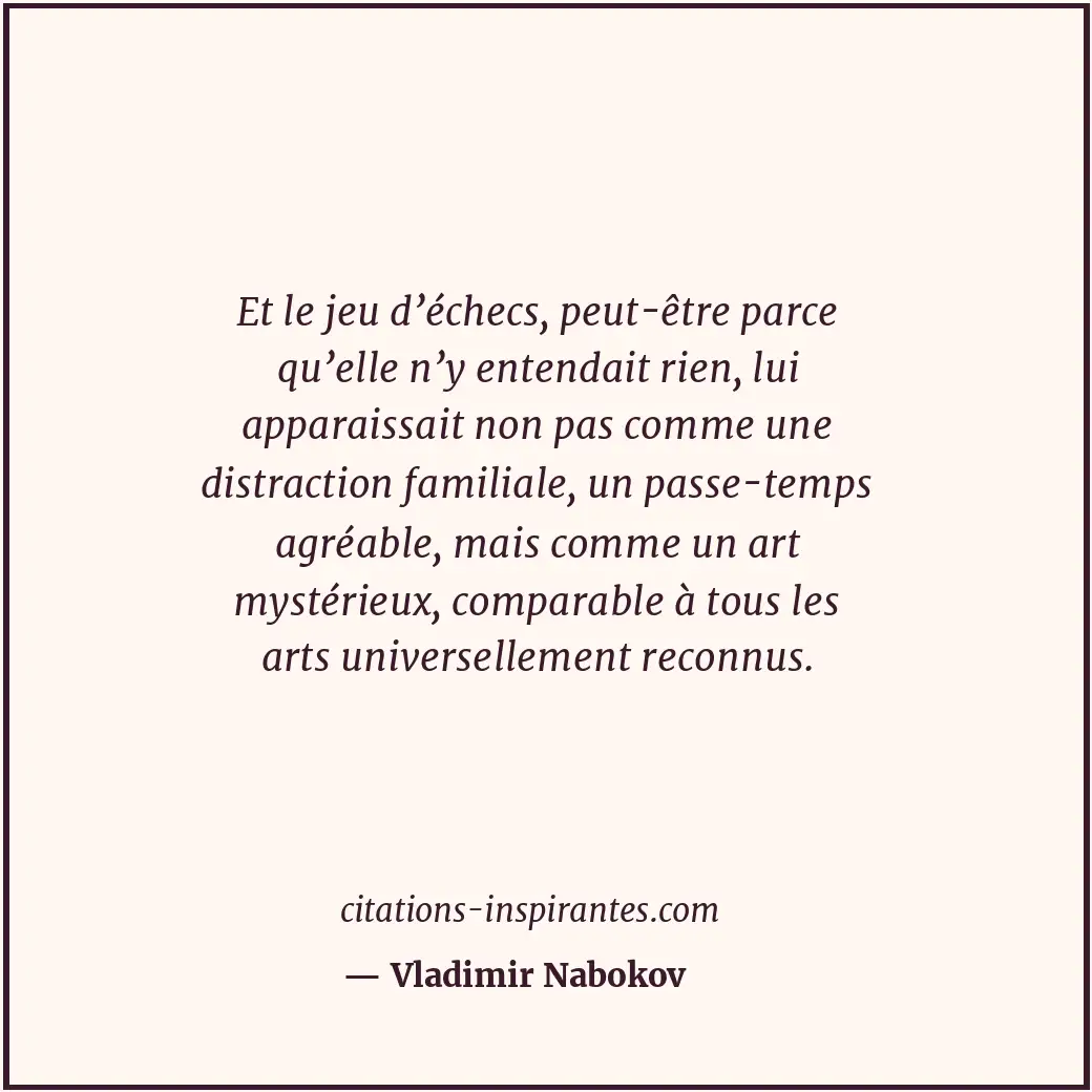 Citation de Vladimir Nabokov