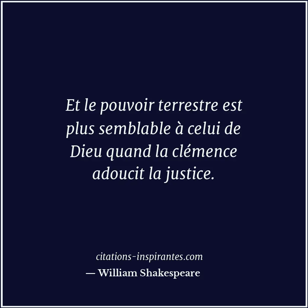 Citation de William Shakespeare