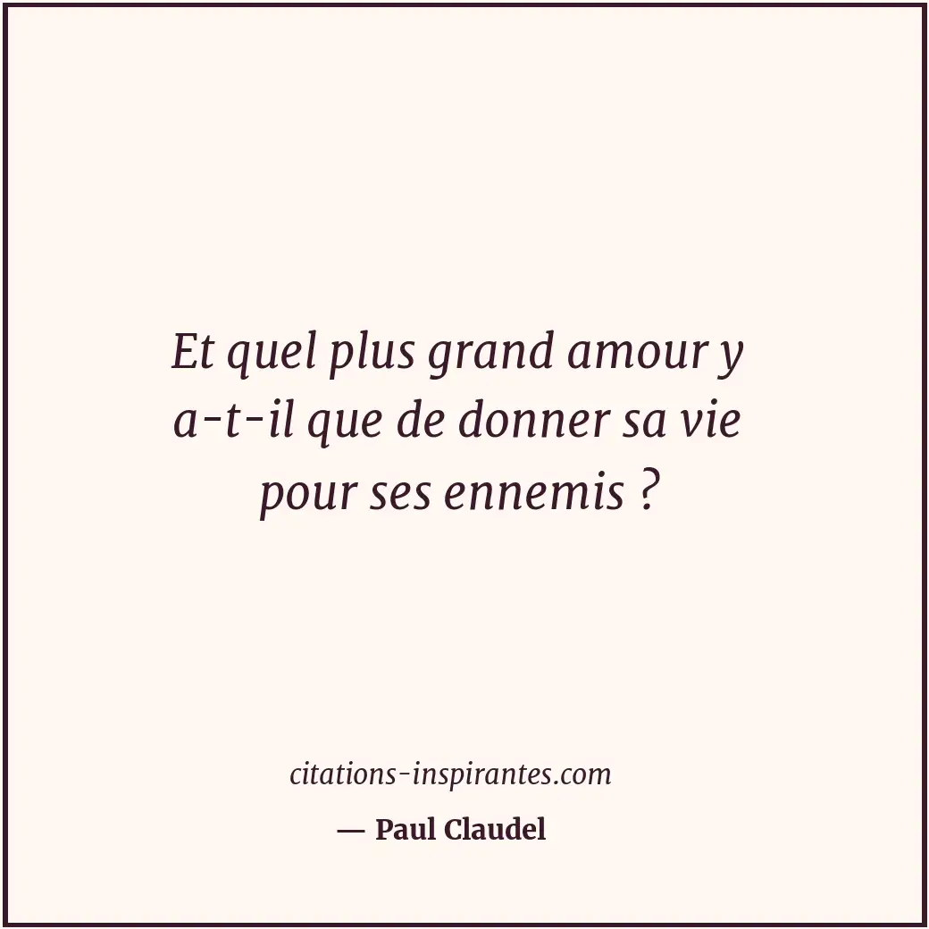 Citation de Paul Claudel