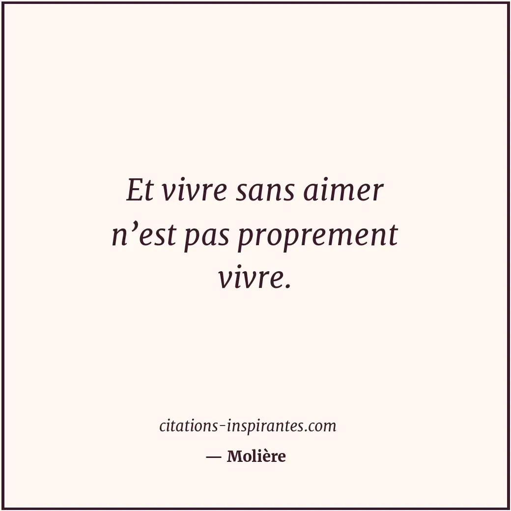 Citation de Molière