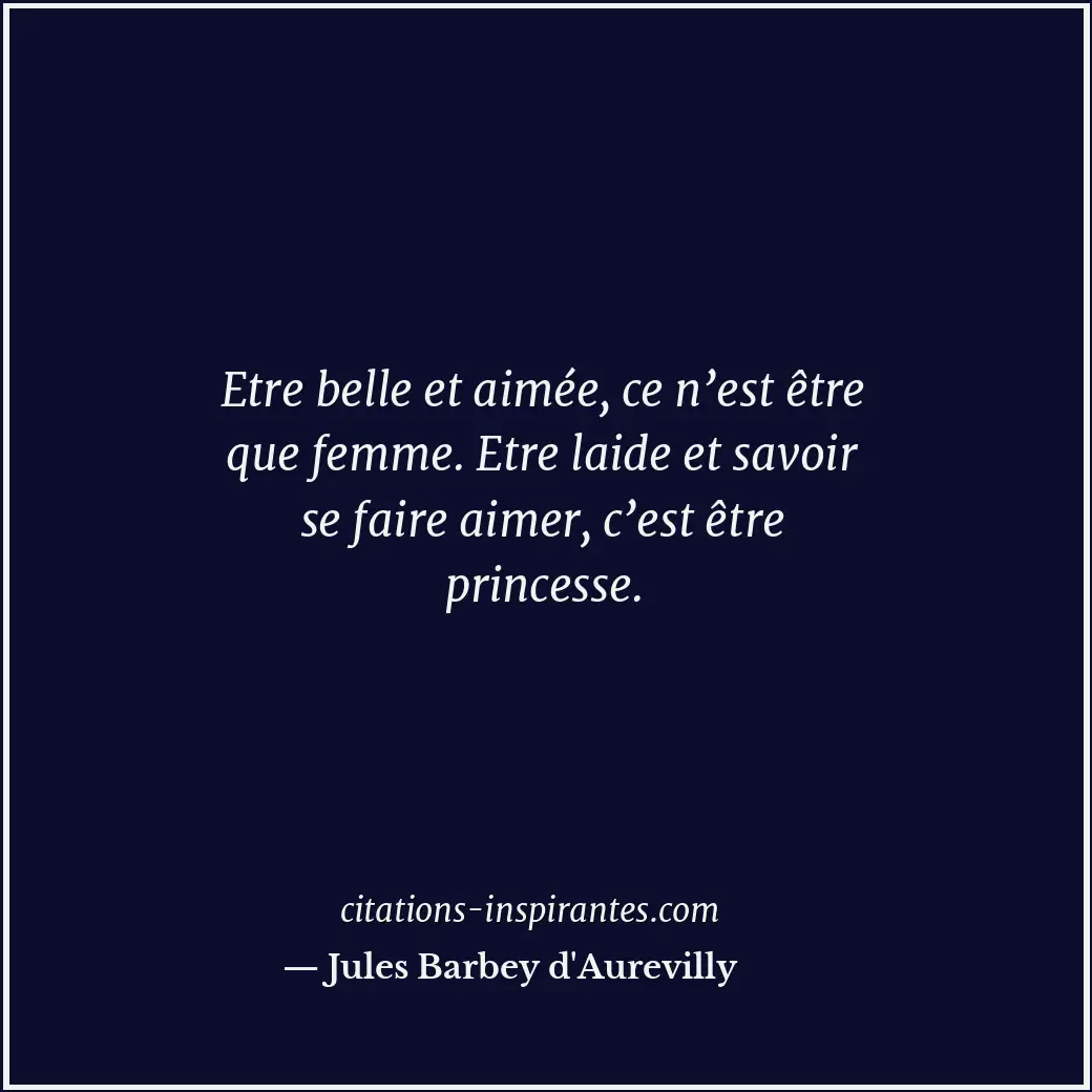 Citation de Jules Barbey d'Aurevilly