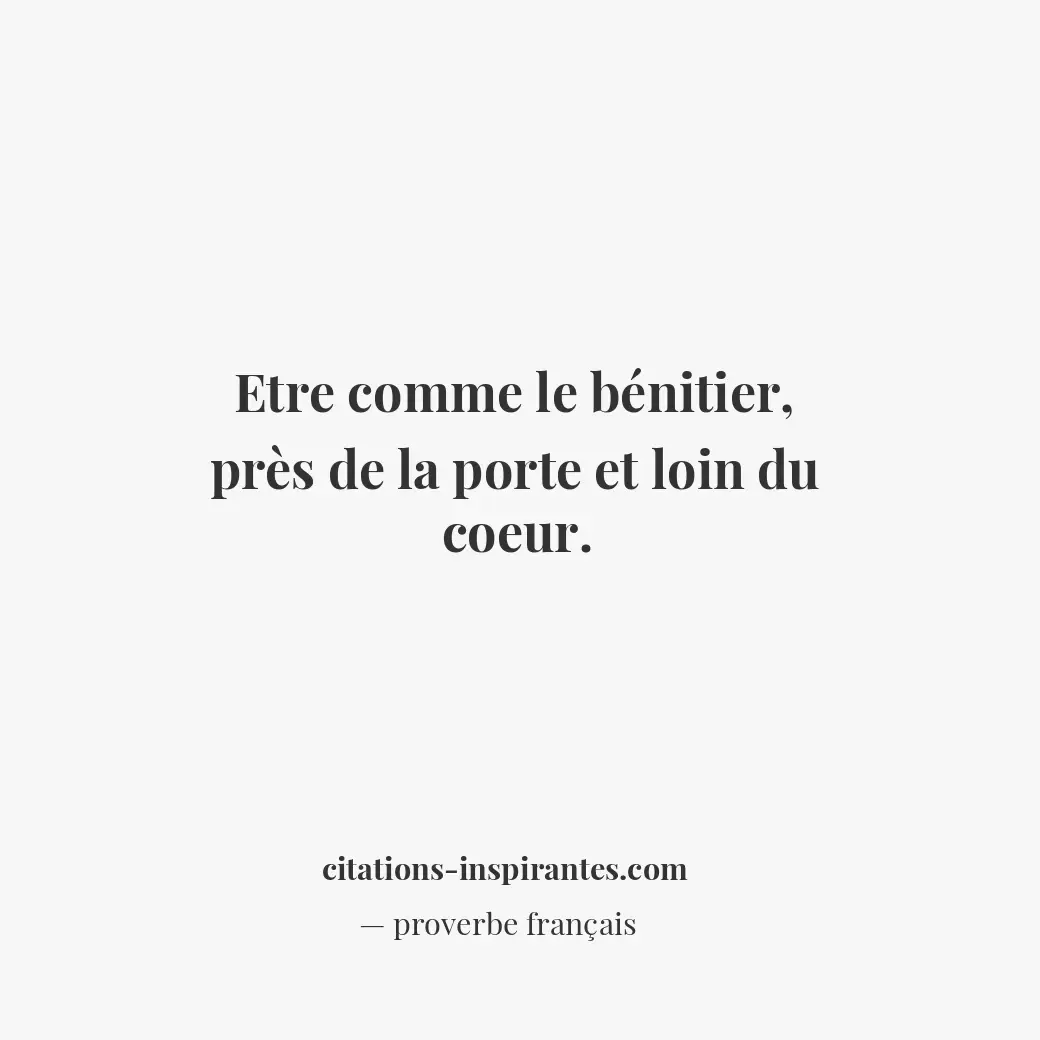 Citation de proverbe français