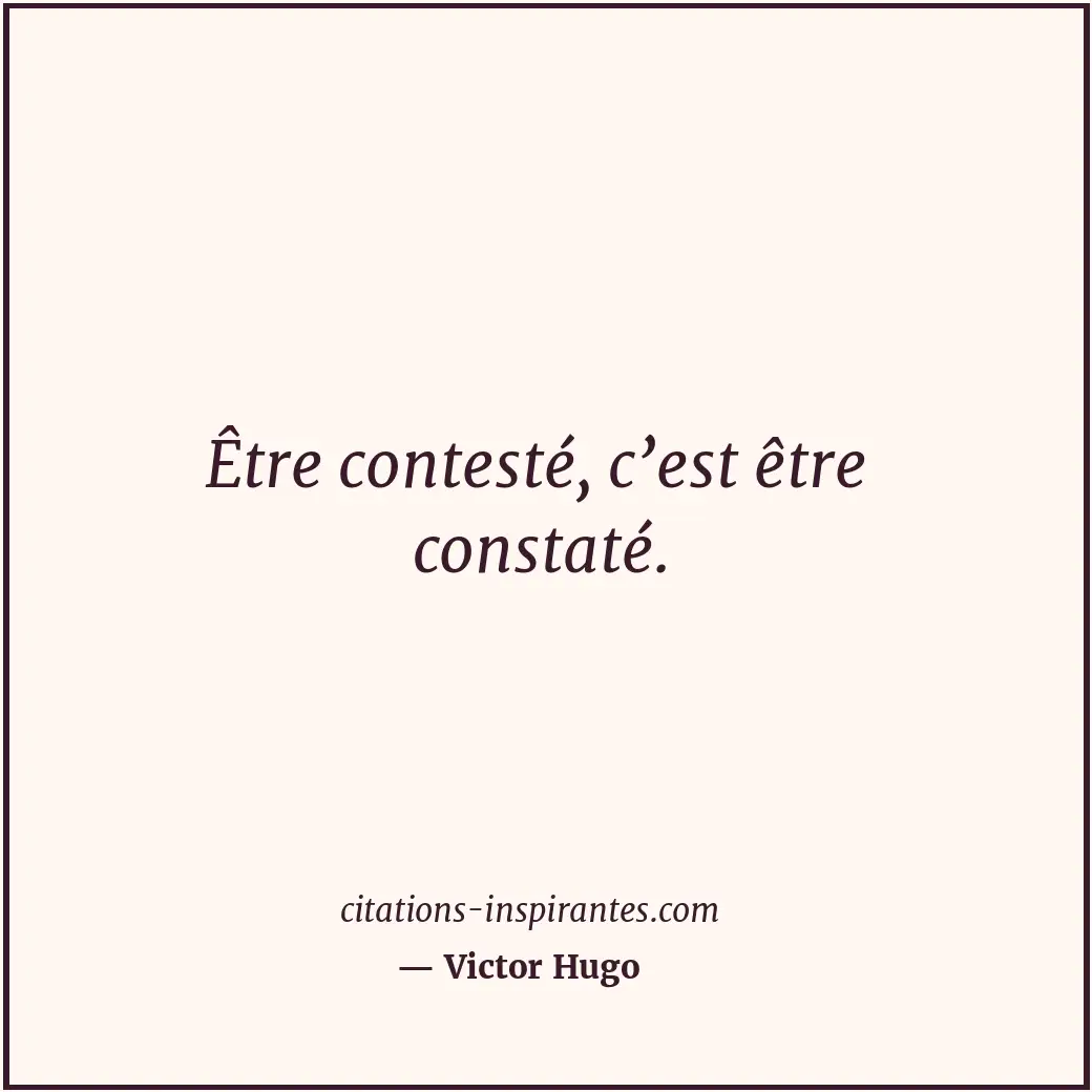 Citation de Victor Hugo