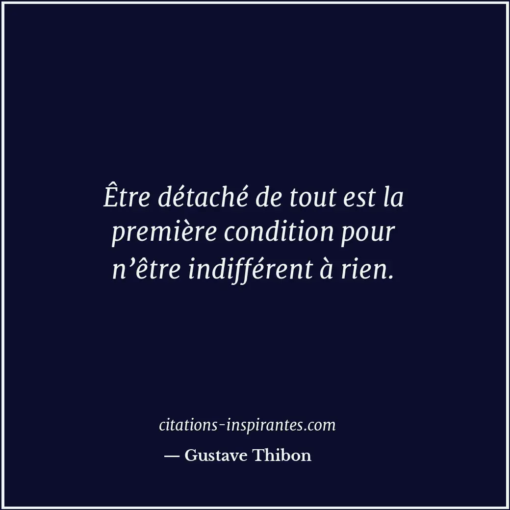 Citation de Gustave Thibon