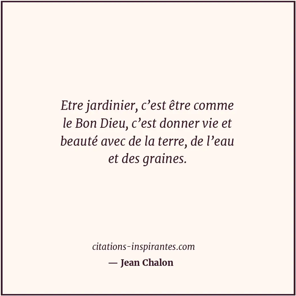 Citation de Jean Chalon