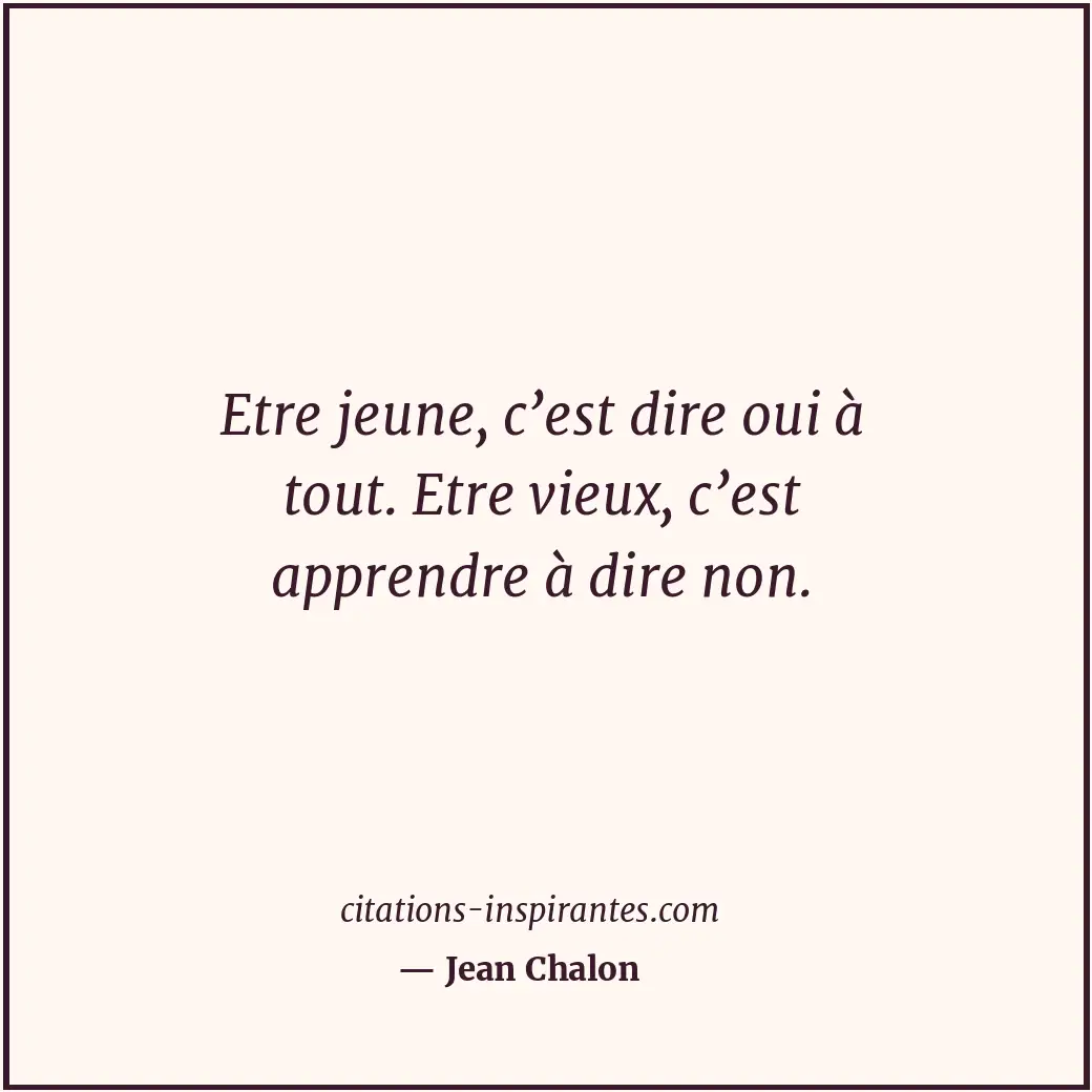 Citation de Jean Chalon