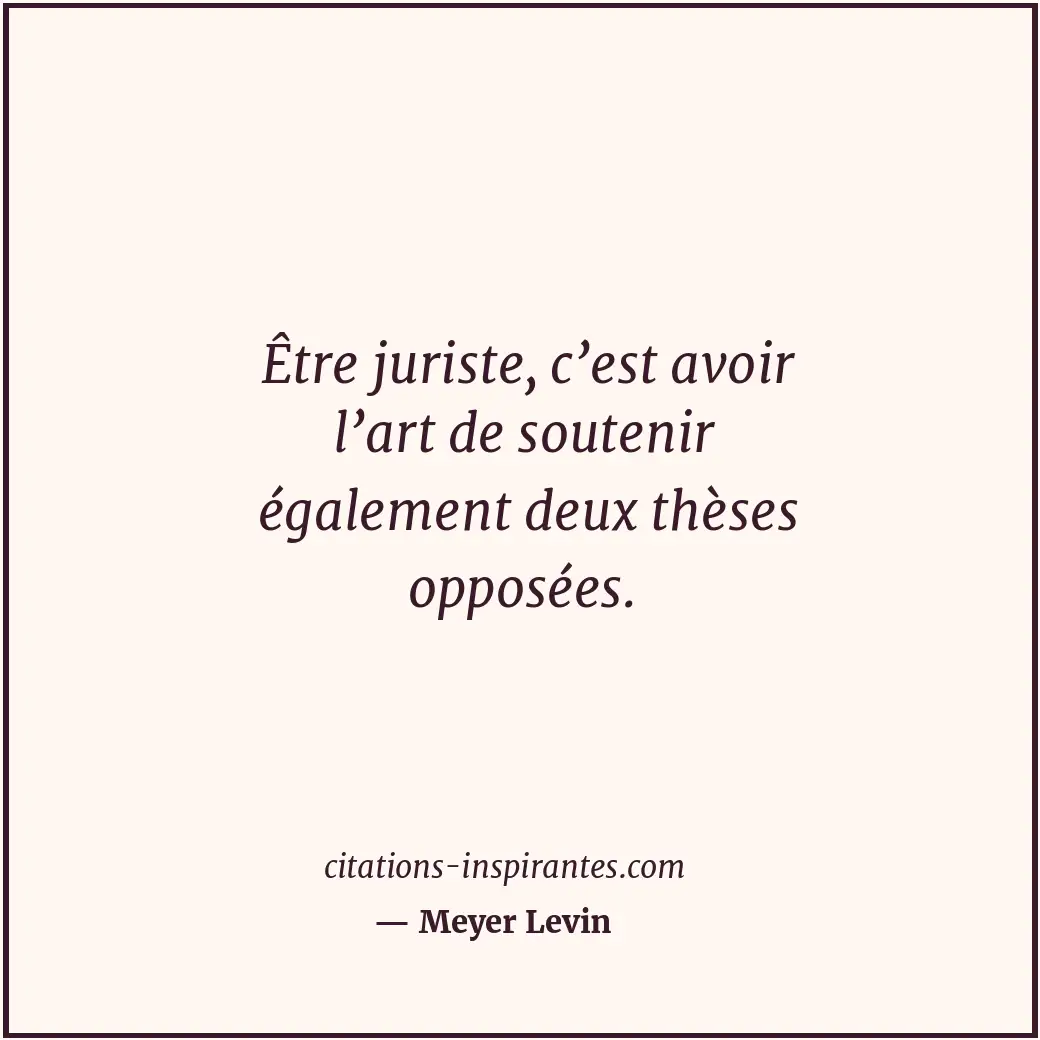 Citation de Meyer Levin