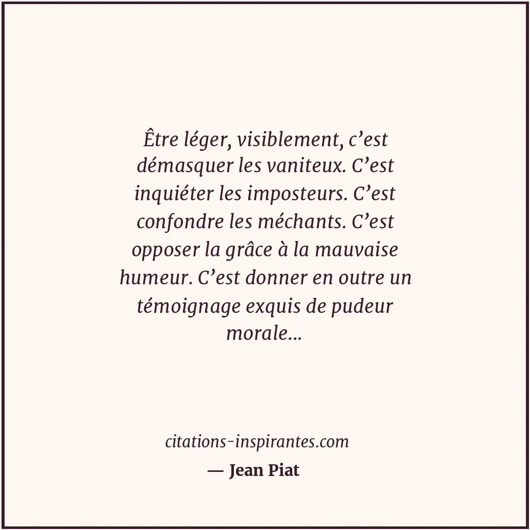 Citation de Jean Piat