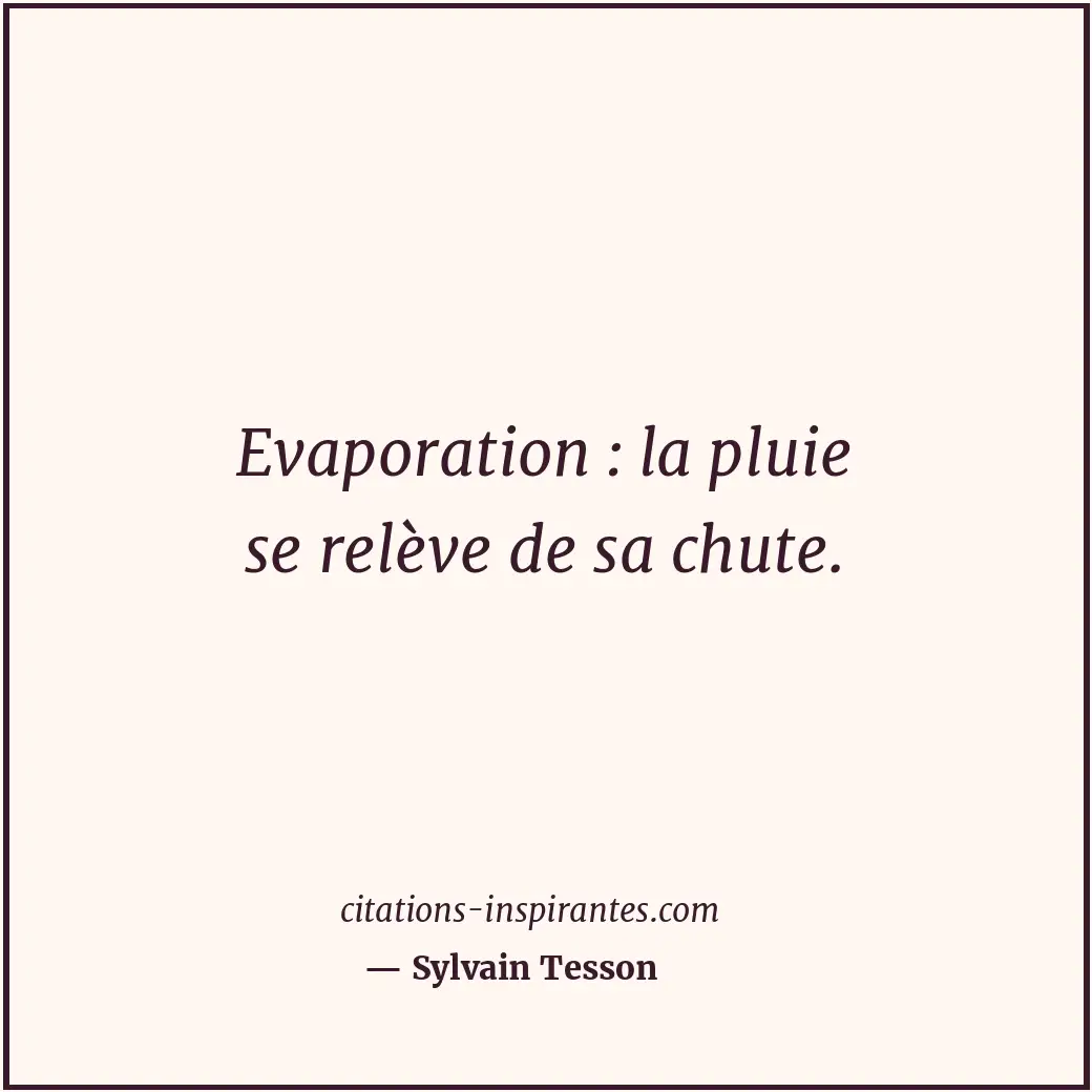Citation de Sylvain Tesson