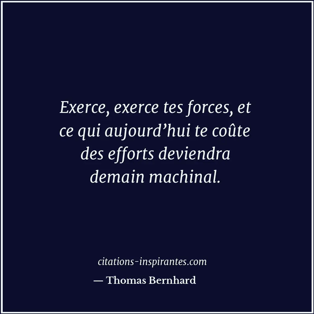 Citation de Thomas Bernhard